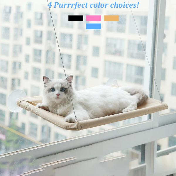 20KG Pet Cat Window Hammock Hanging Sling Cat Bed Comfortable Cat Sunny Window Seat Mount Kitten Climbing Frame Pet Accessories