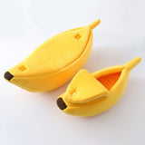 Funny Banana Boat Cat Bed House