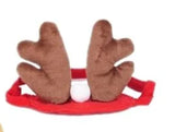 Pet Christmas Clothes Holiday Decor Cosplay Reindeer and Santa Scarf & Cape Outfits