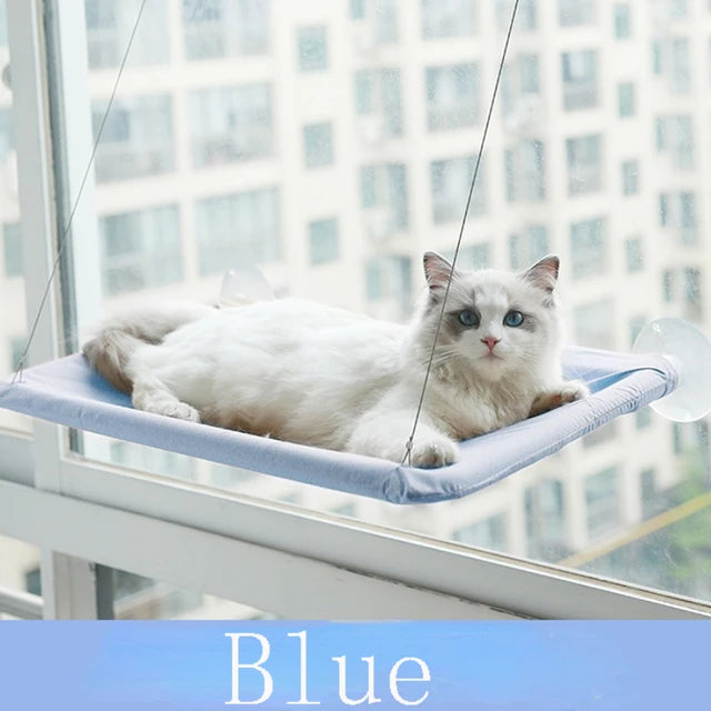 20KG Pet Cat Window Hammock Hanging Sling Cat Bed Comfortable Cat Sunny Window Seat Mount Kitten Climbing Frame Pet Accessories