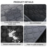 Reusable Dog Pee Pad Blanket Absorbent Diaper Washable Puppy Training Pad Pet Bed Urine Mat for Pet Car Seat Cover Pet Supplies