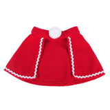 Pet Christmas Clothes Holiday Decor Cosplay Reindeer and Santa Scarf & Cape Outfits